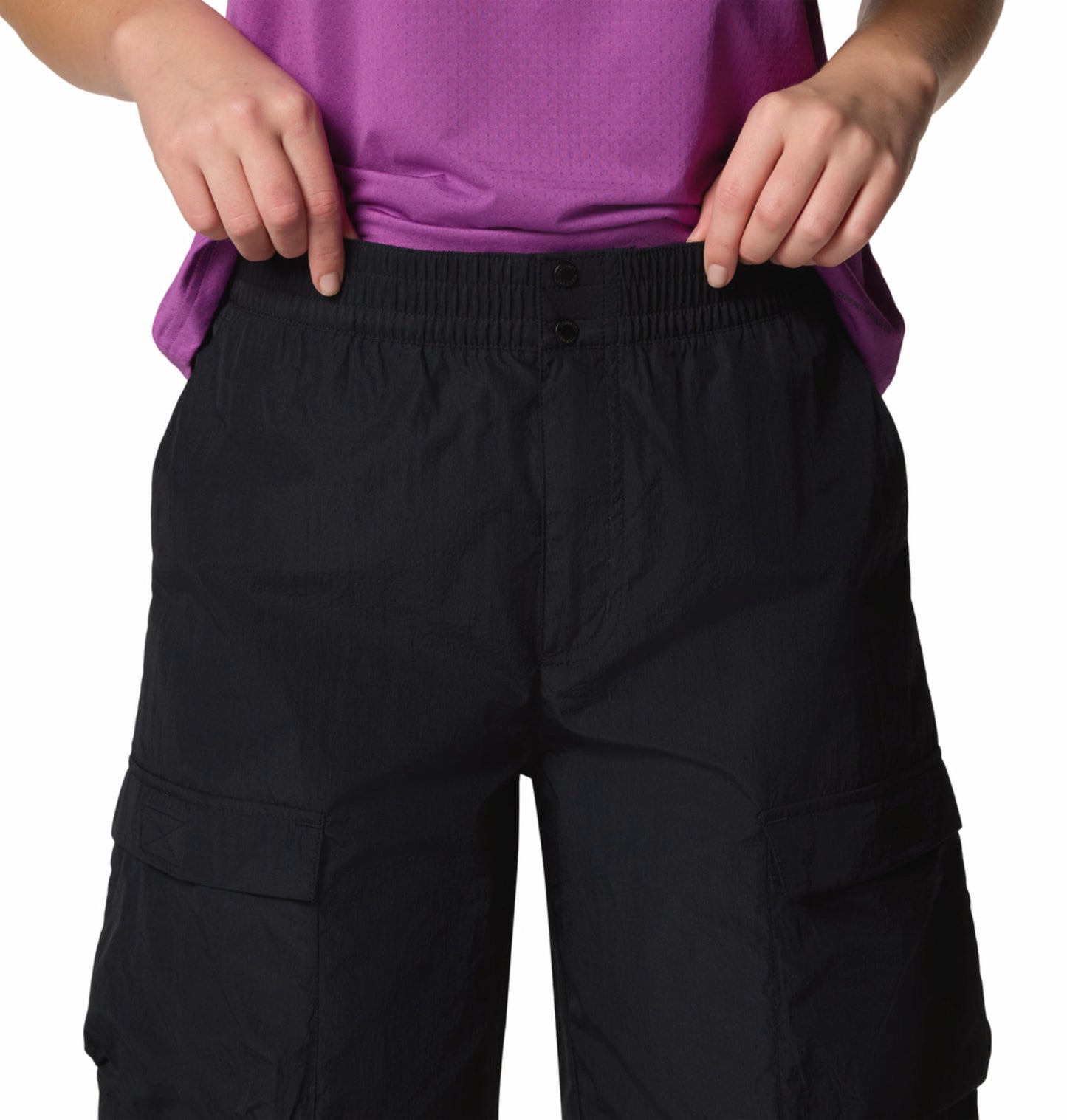 Columbia Women Black Elevated View Parachute Pant