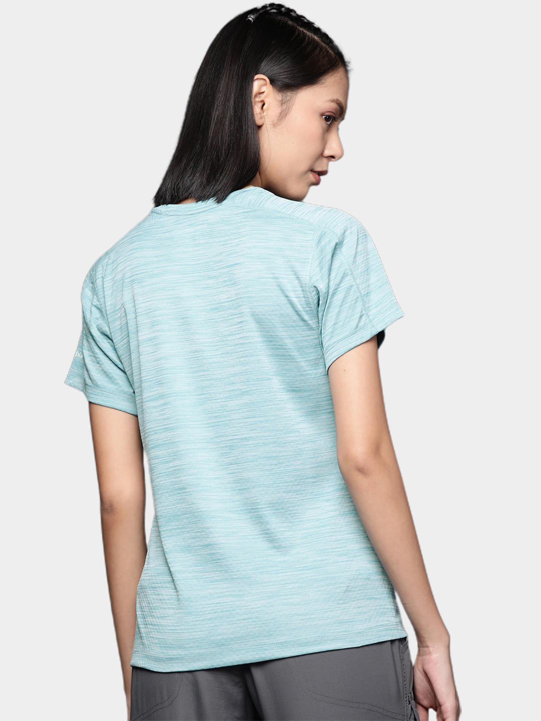 Columbia Women Blue W Zero Rules Graphic Crew T-Shirt