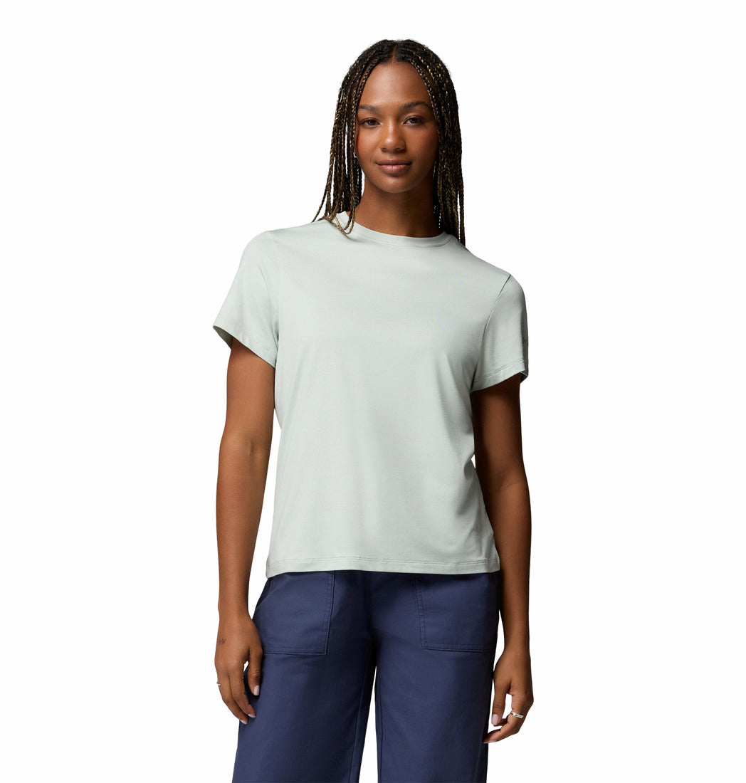 Columbia Women Green Omni-Shade Parsons Point Tshirt