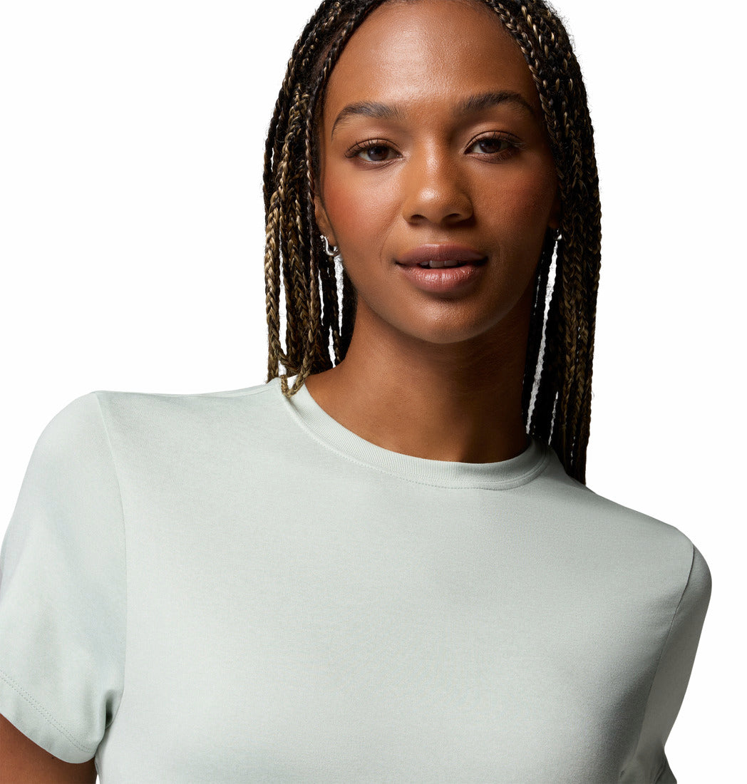 Columbia Women Green Omni-Shade Parsons Point Tshirt