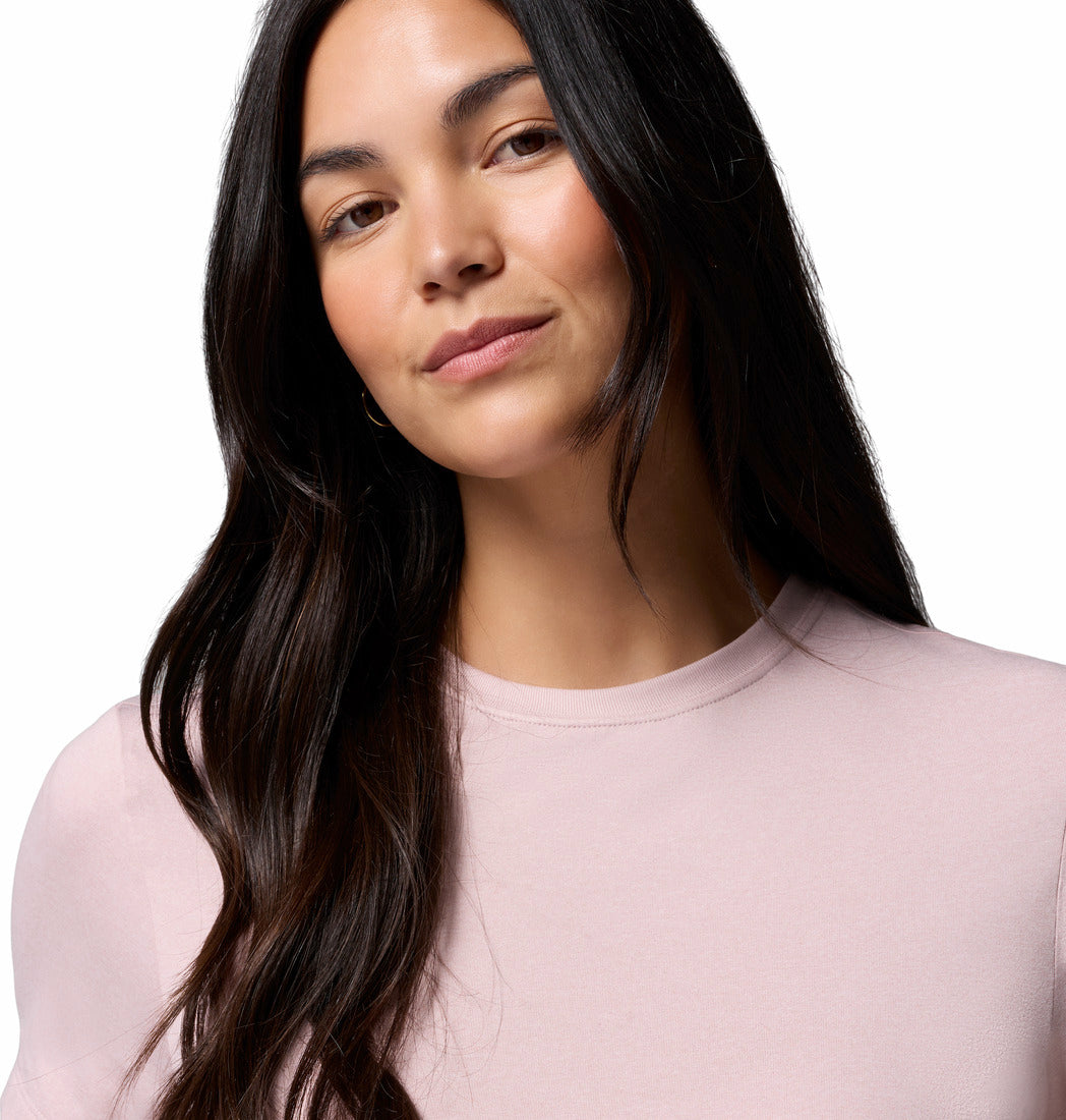 Columbia Women Pink Omni-Shade Parsons Point Tshirt