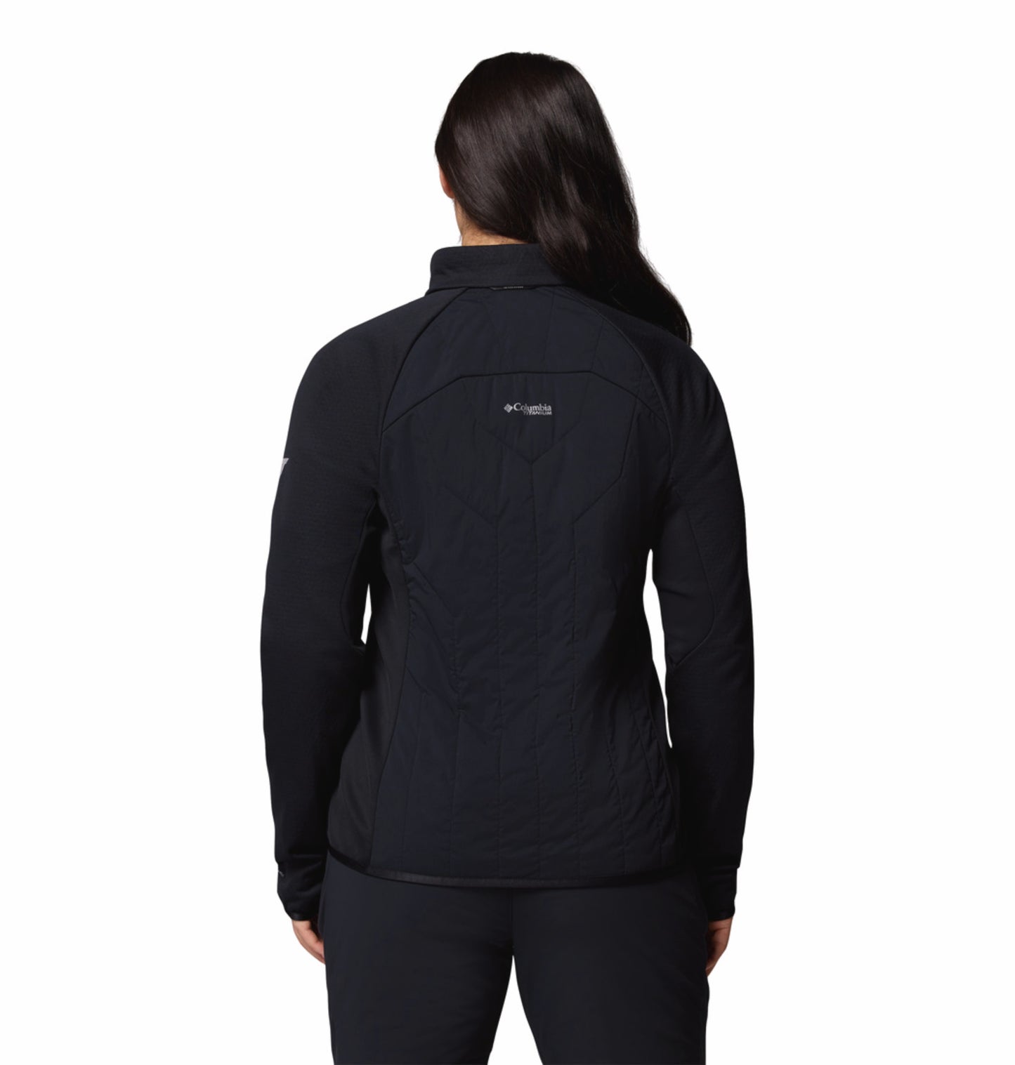 Columbia Women Black Omni-Heat Arctic Hybrid Fleece Jacket