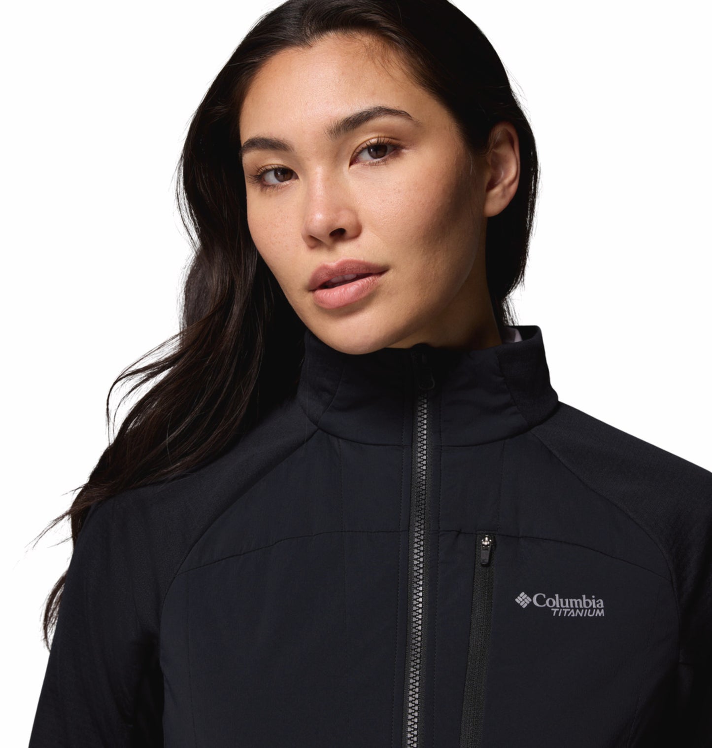 Columbia Women Black Omni-Heat Arctic Hybrid Fleece Jacket