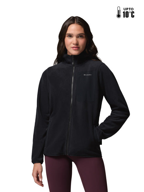 Columbia Women Black MTR Pacific Arch 200 Fleece Jacket