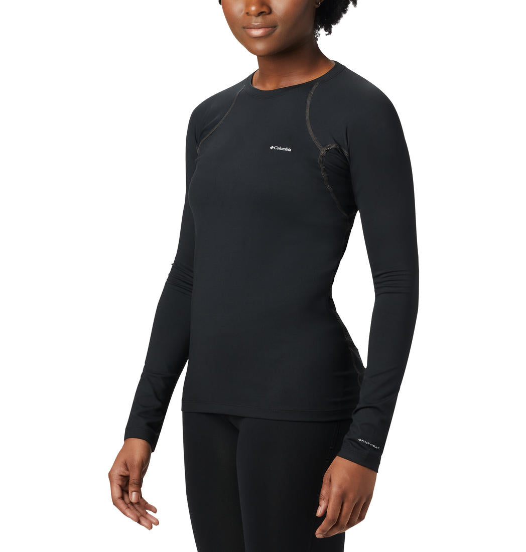 Columbia Women Black Heavy Weight Stretch Long Sleeve Top (Non Returnable)