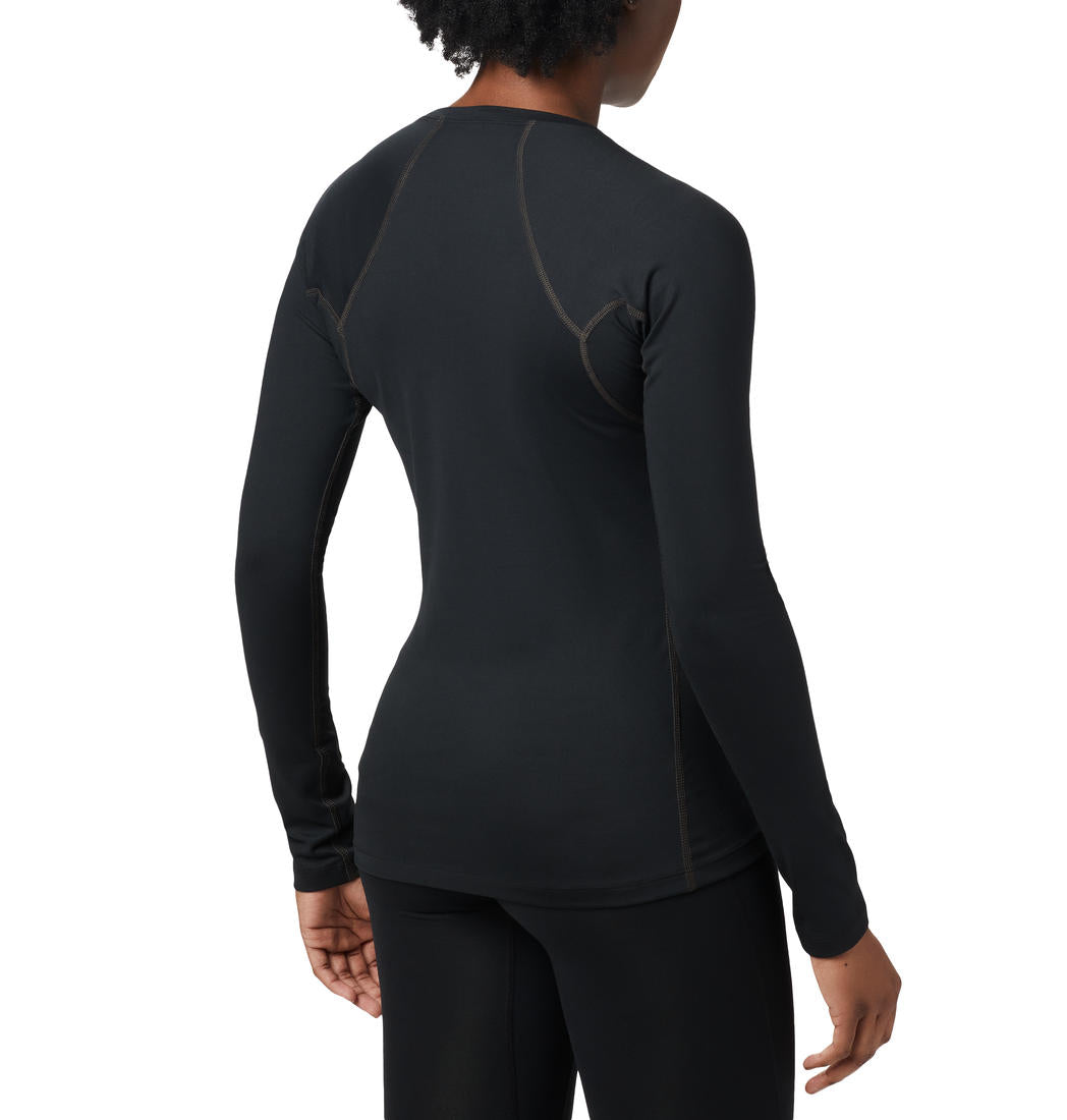 Columbia Women Black Heavy Weight Stretch Long Sleeve Top (Non Returnable)
