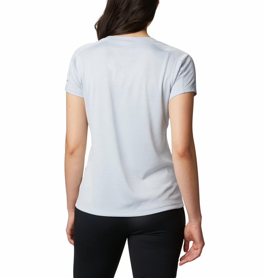 Columbia Women Grey Omni-Freeze Zero Zero Rules Tshirt