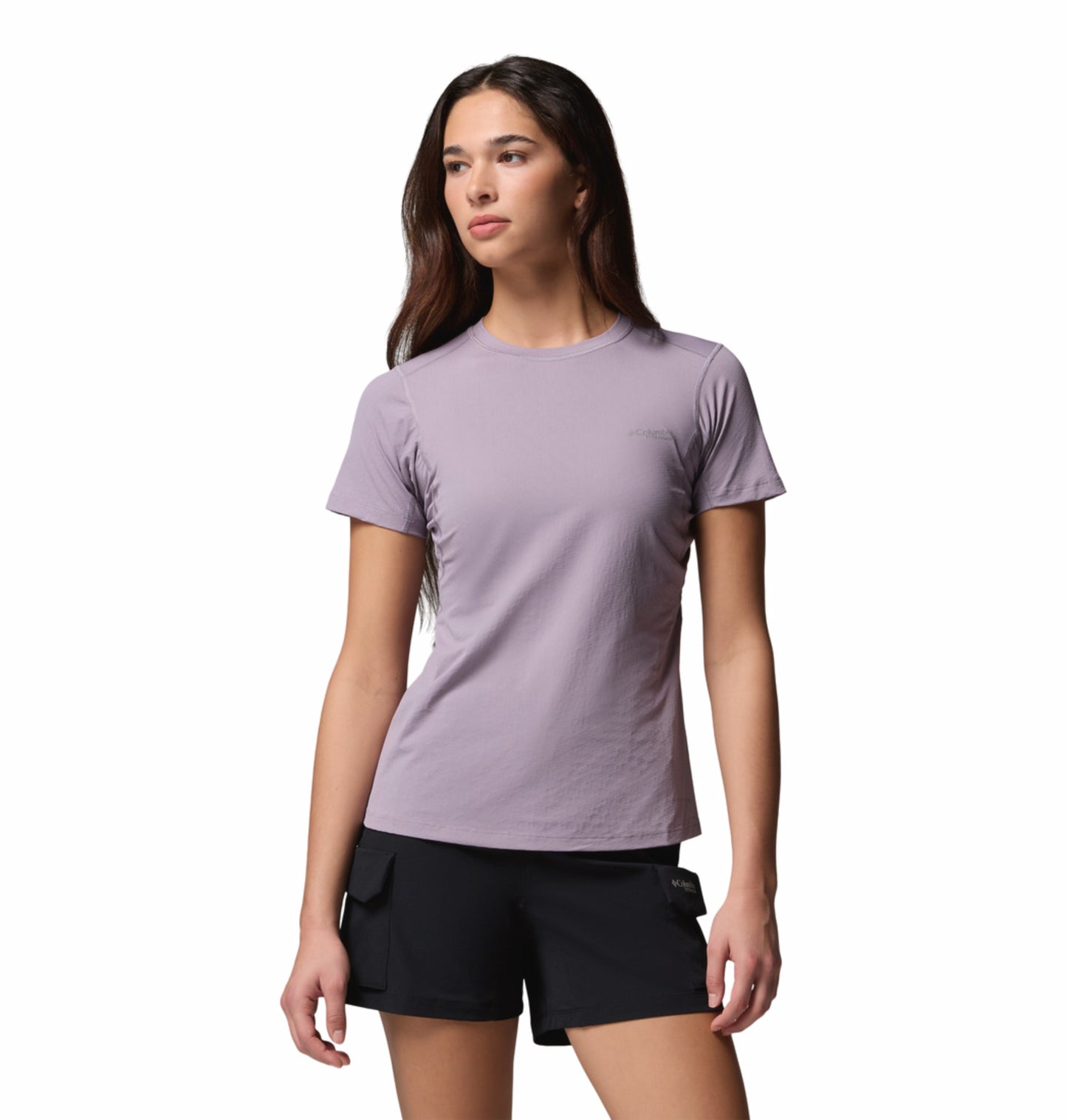 Columbia Women’s Purple Omni-Freeze Diamond Peak Pro T-Shirt
