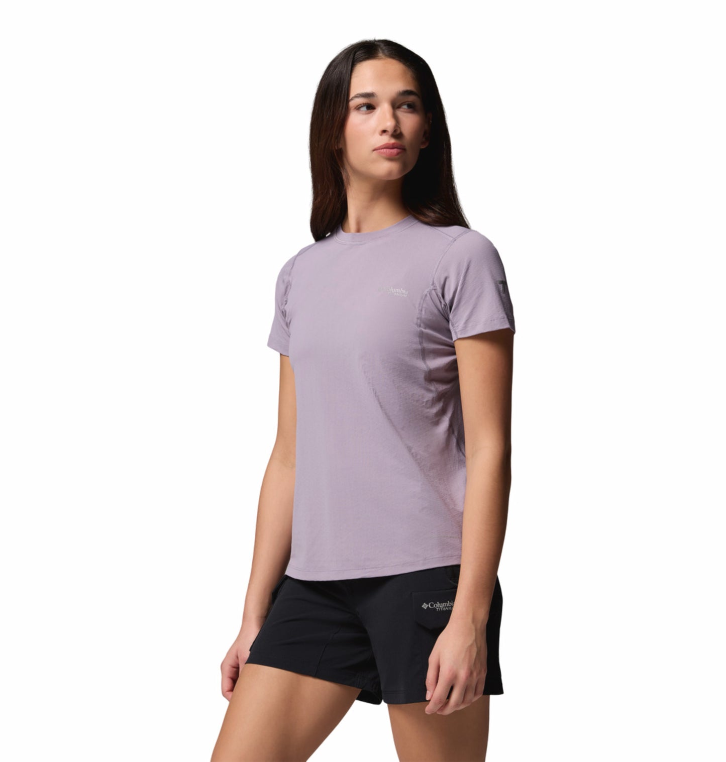 Columbia Women’s Purple Omni-Freeze Diamond Peak Pro T-Shirt