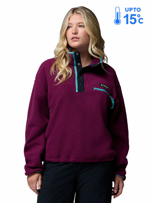 Columbia Women Red Helvetia II Pullover