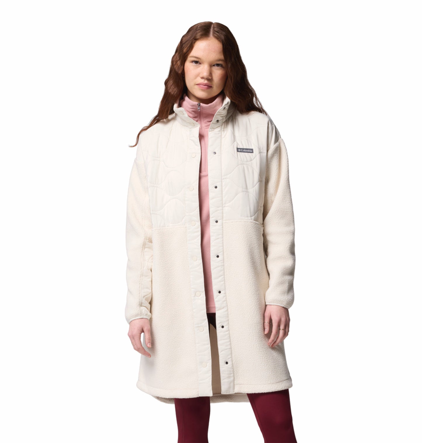 Columbia Women Beige Cloud Point Fleece Jacket