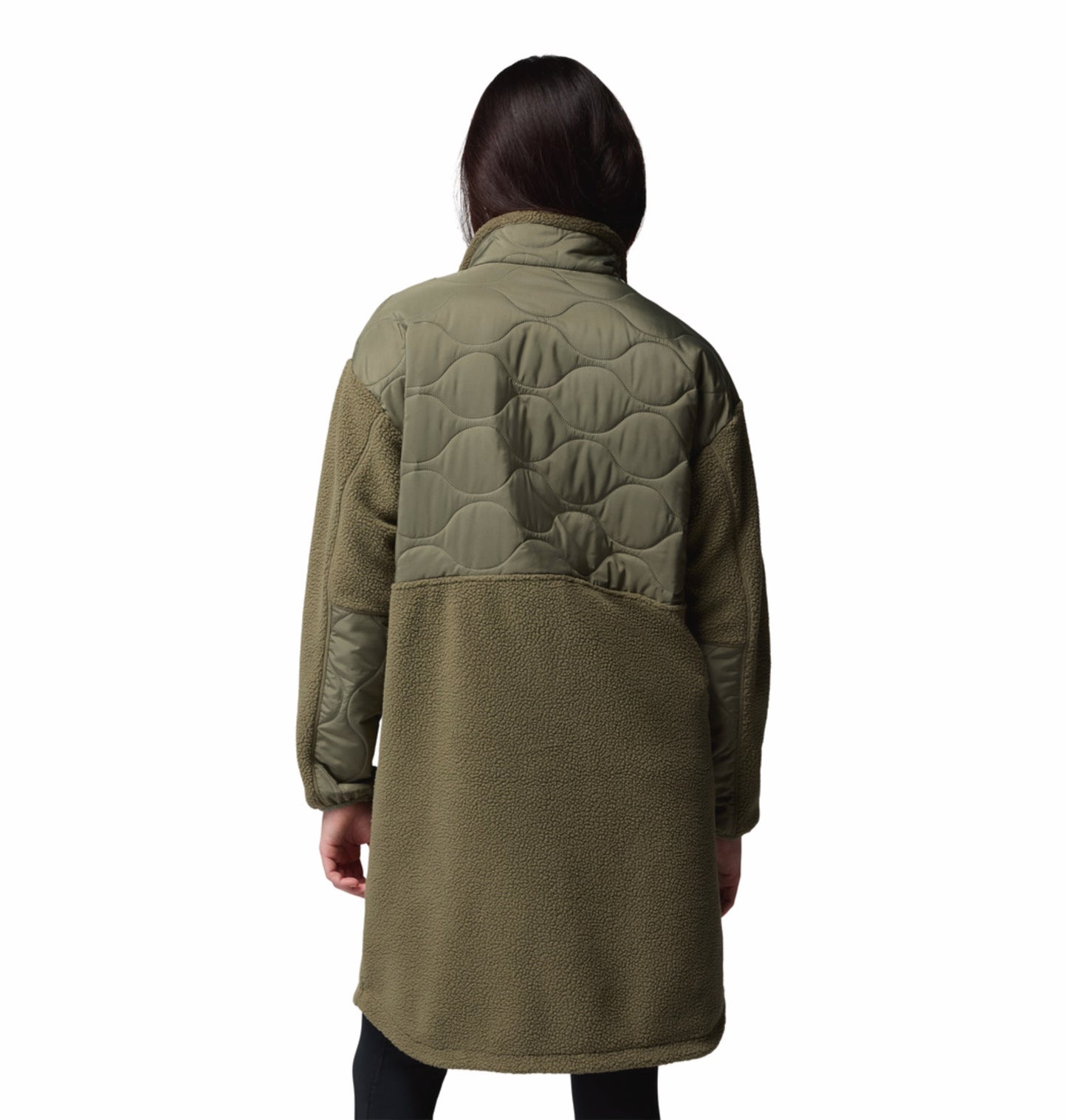 Columbia Women Green Cloud Point Fleece Jacket