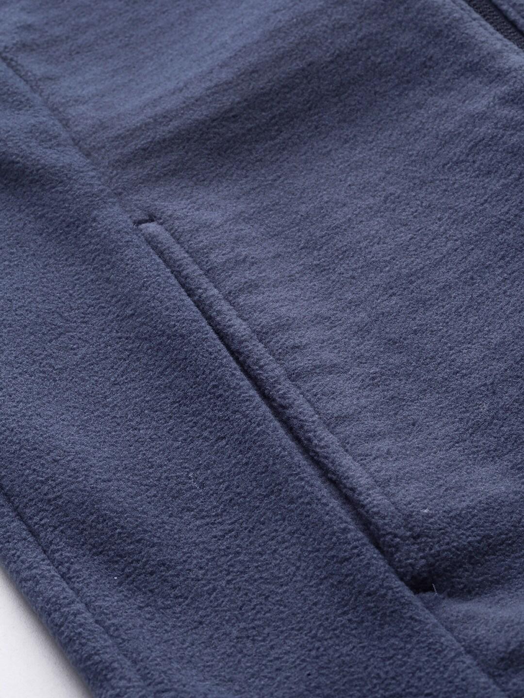 Columbia Women Blue W Outdoor Tracks Hooded FZ Fleece Jacket