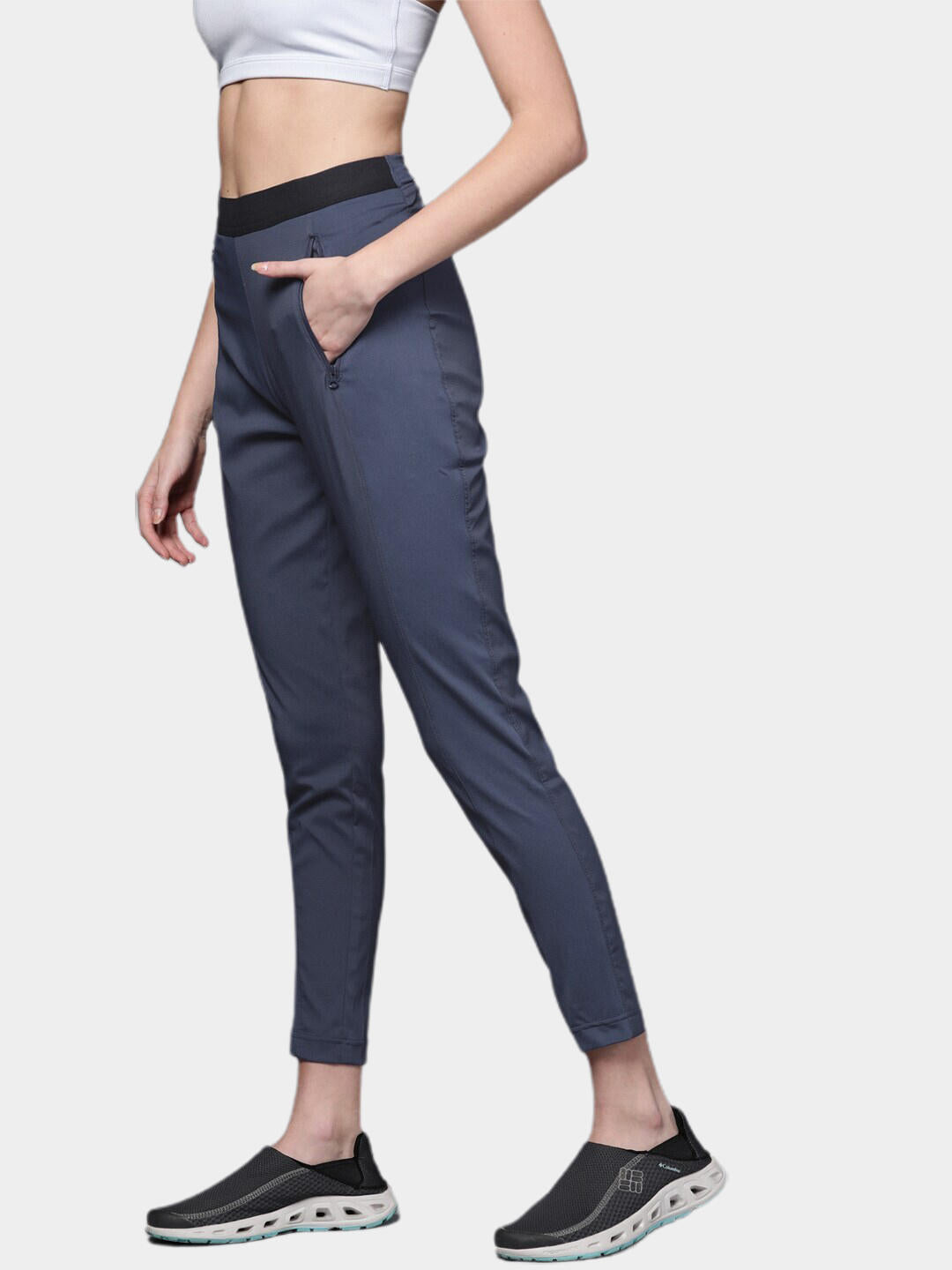 Columbia Women Blue On The Go Hybrid Pant