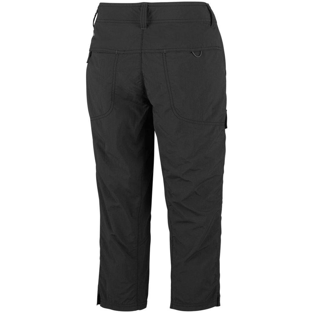 Columbia Women Black Silver Ridge Capri (Sun Protection)