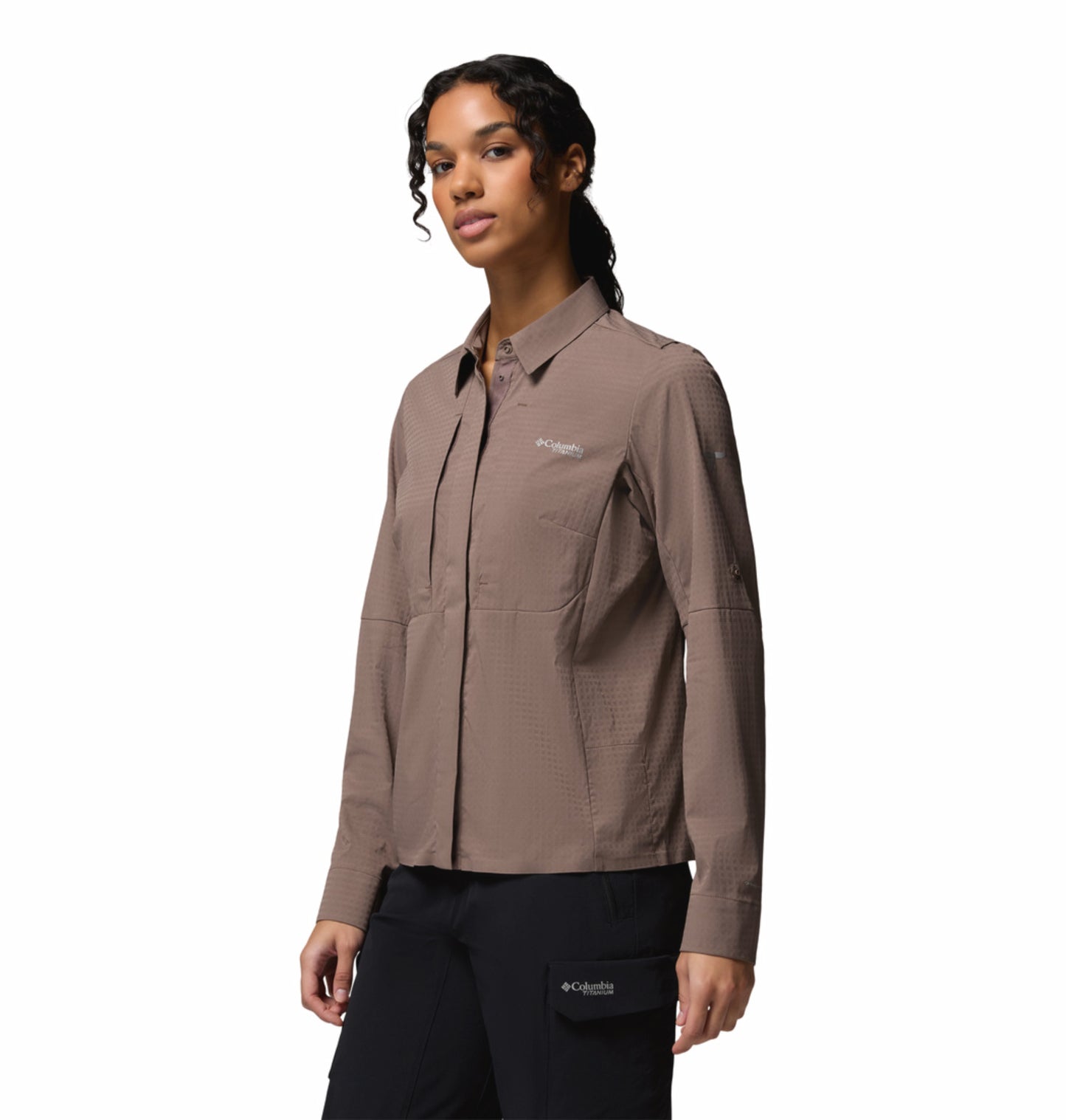 Columbia Women’s Mauve Omni-Freeze Ridge Ascent Long Sleeve Shirt