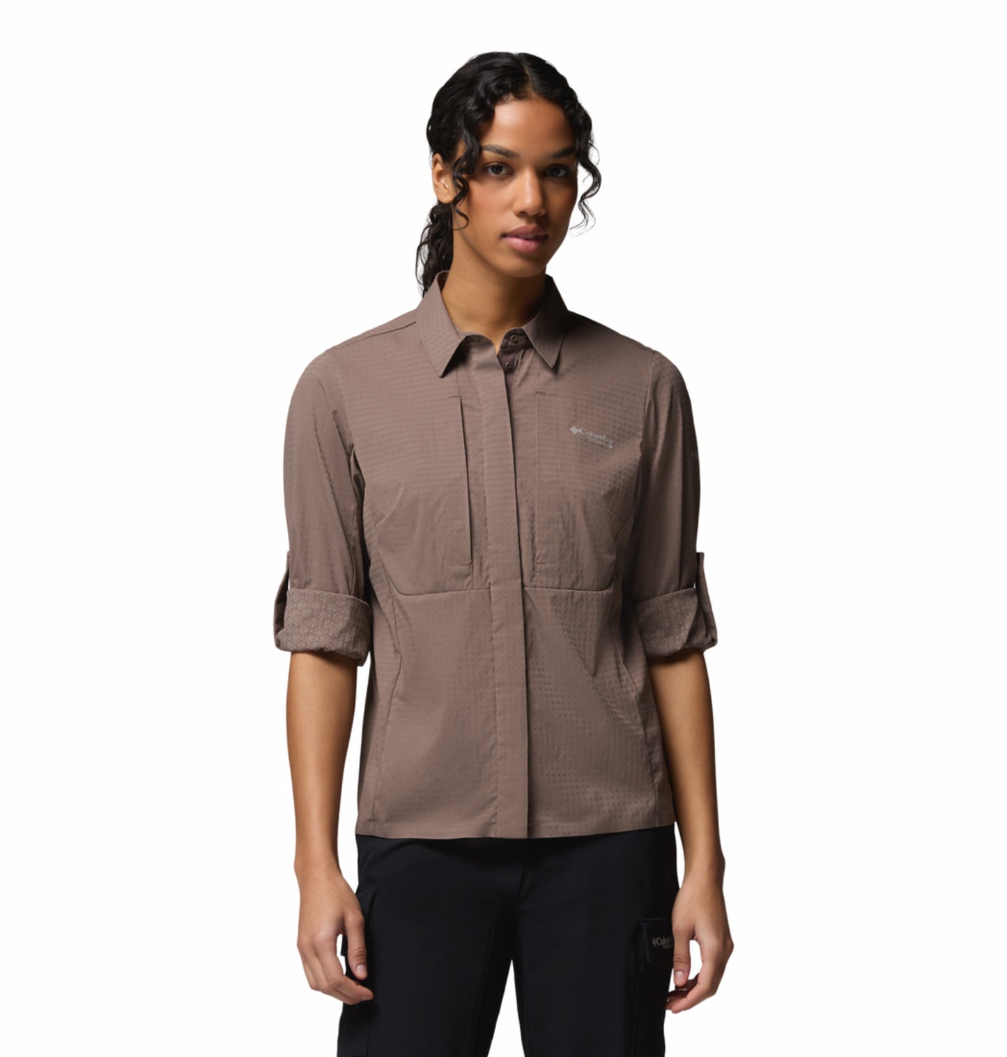 Columbia Women’s Mauve Omni-Freeze Ridge Ascent Long Sleeve Shirt