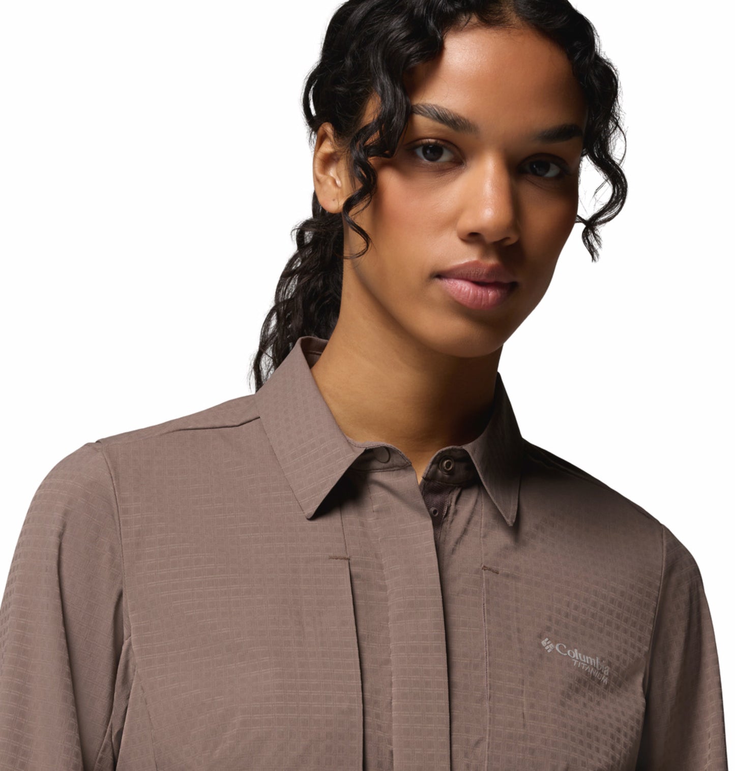 Columbia Women’s Mauve Omni-Freeze Ridge Ascent Long Sleeve Shirt