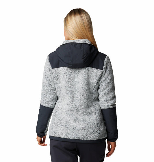 Columbia Womens White Arctic Crest Sherpa Full Zip Jacket