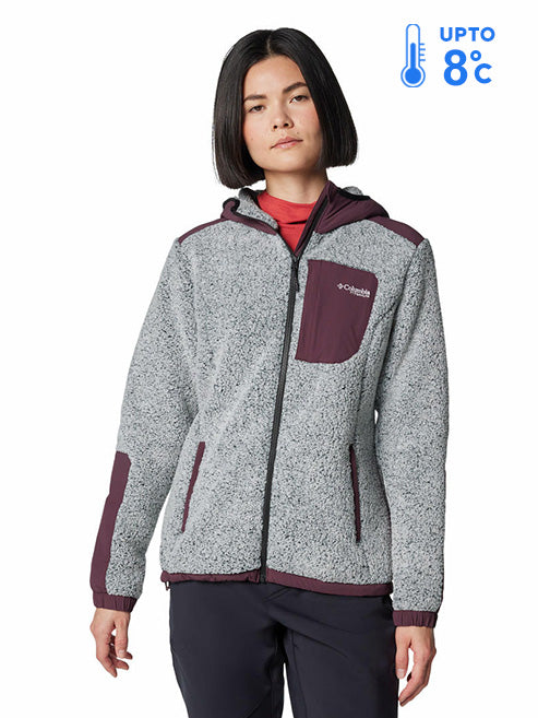 Columbia Women Red Omni-Heat Arctic Sherpa Fleece Jacket
