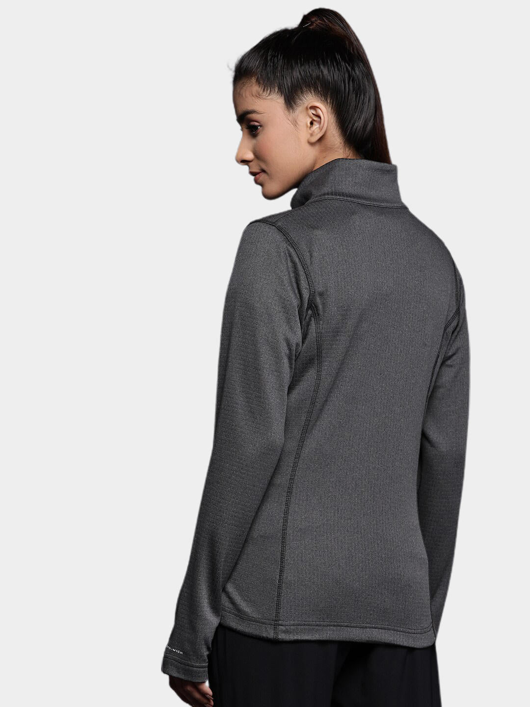 Columbia Women Black W Park View Grid Fleece Full Zip Fleece Jacket
