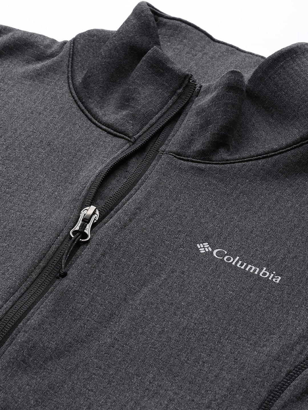 Columbia Women Black W Park View Grid Fleece Full Zip Fleece Jacket