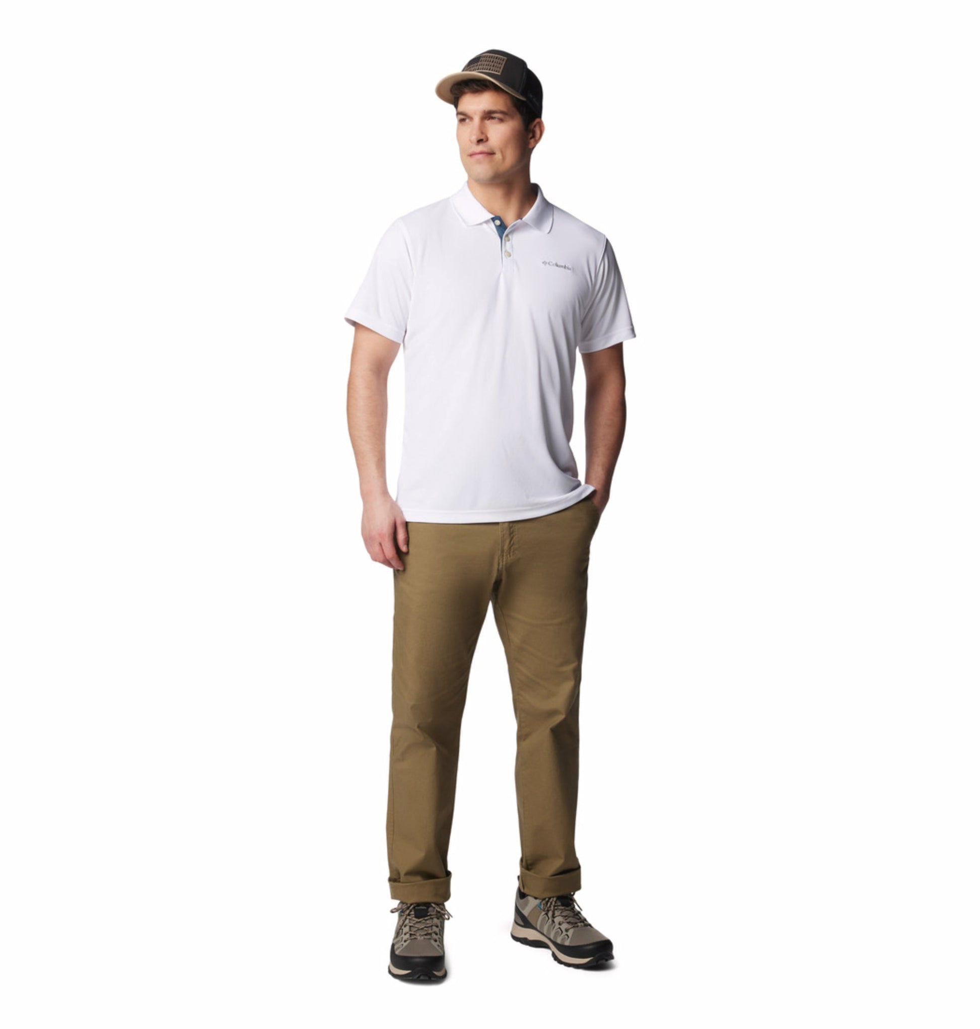 men white omni shade utilizer polo tshirt plus size
