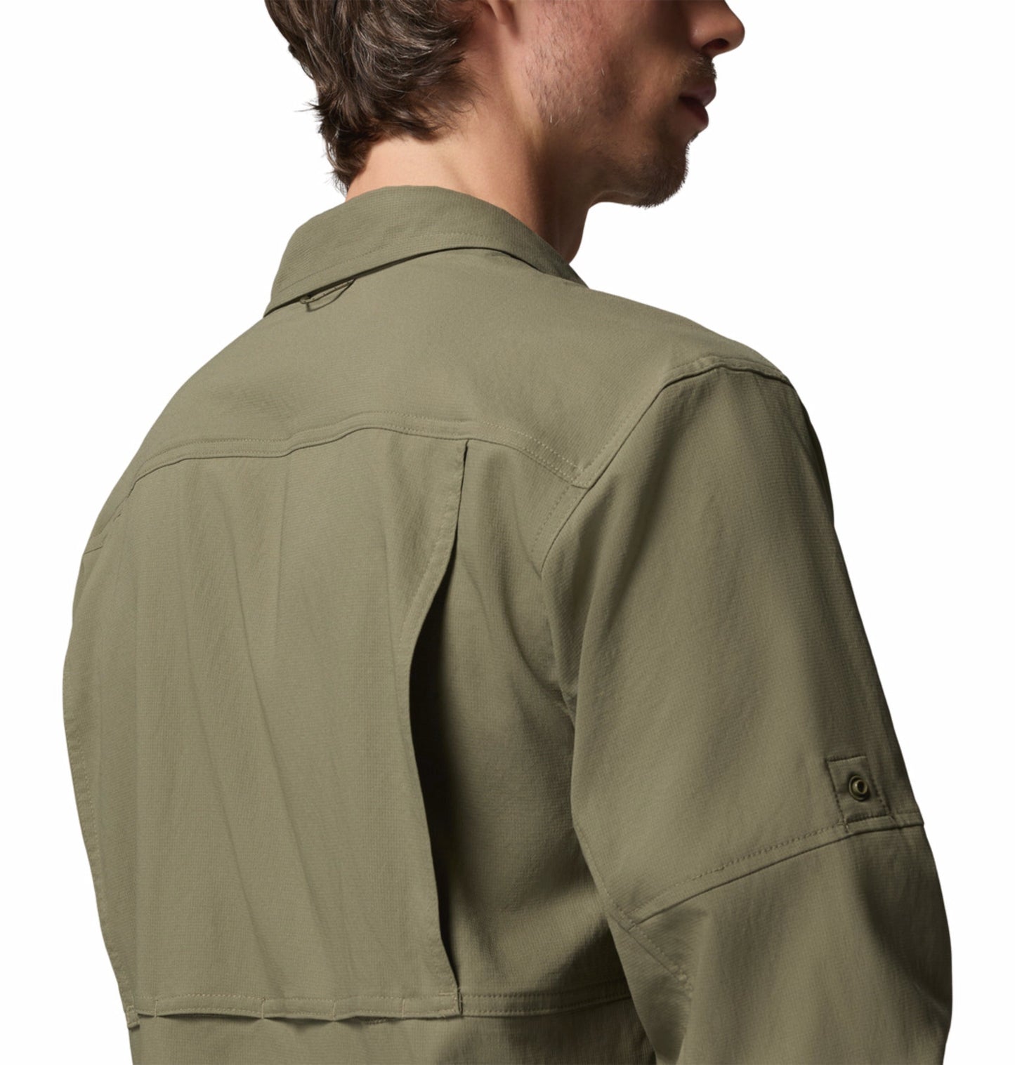 men green omni shade silver ridge utility ii long sleeve shirt plus size