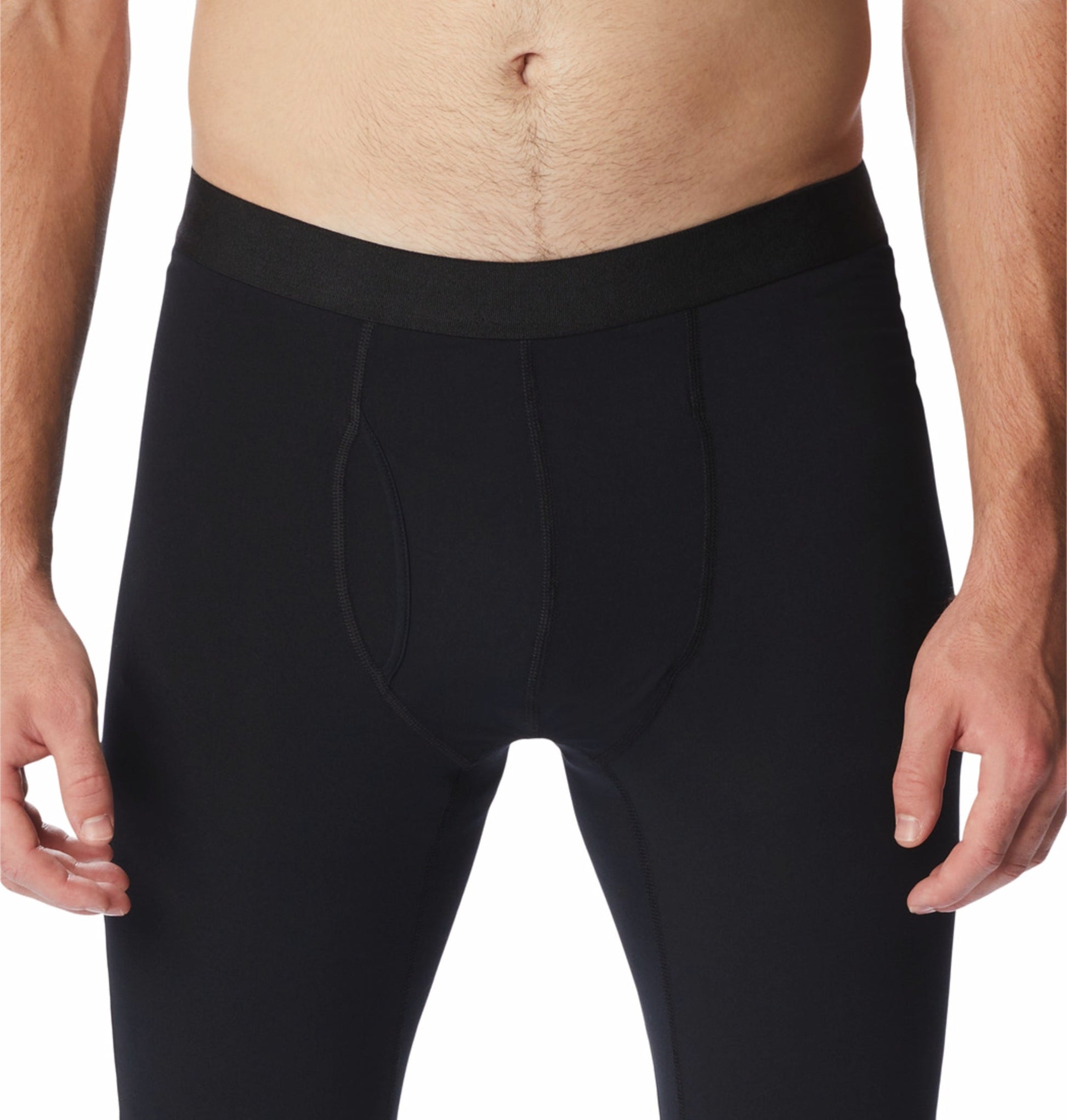 men black omni heat reflective midweight stretch baselayer bottom plus size
