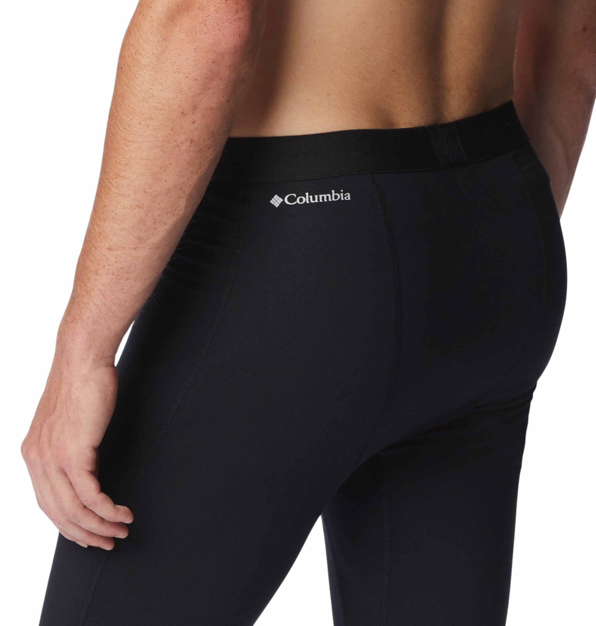 men black omni heat reflective midweight stretch baselayer bottom plus size