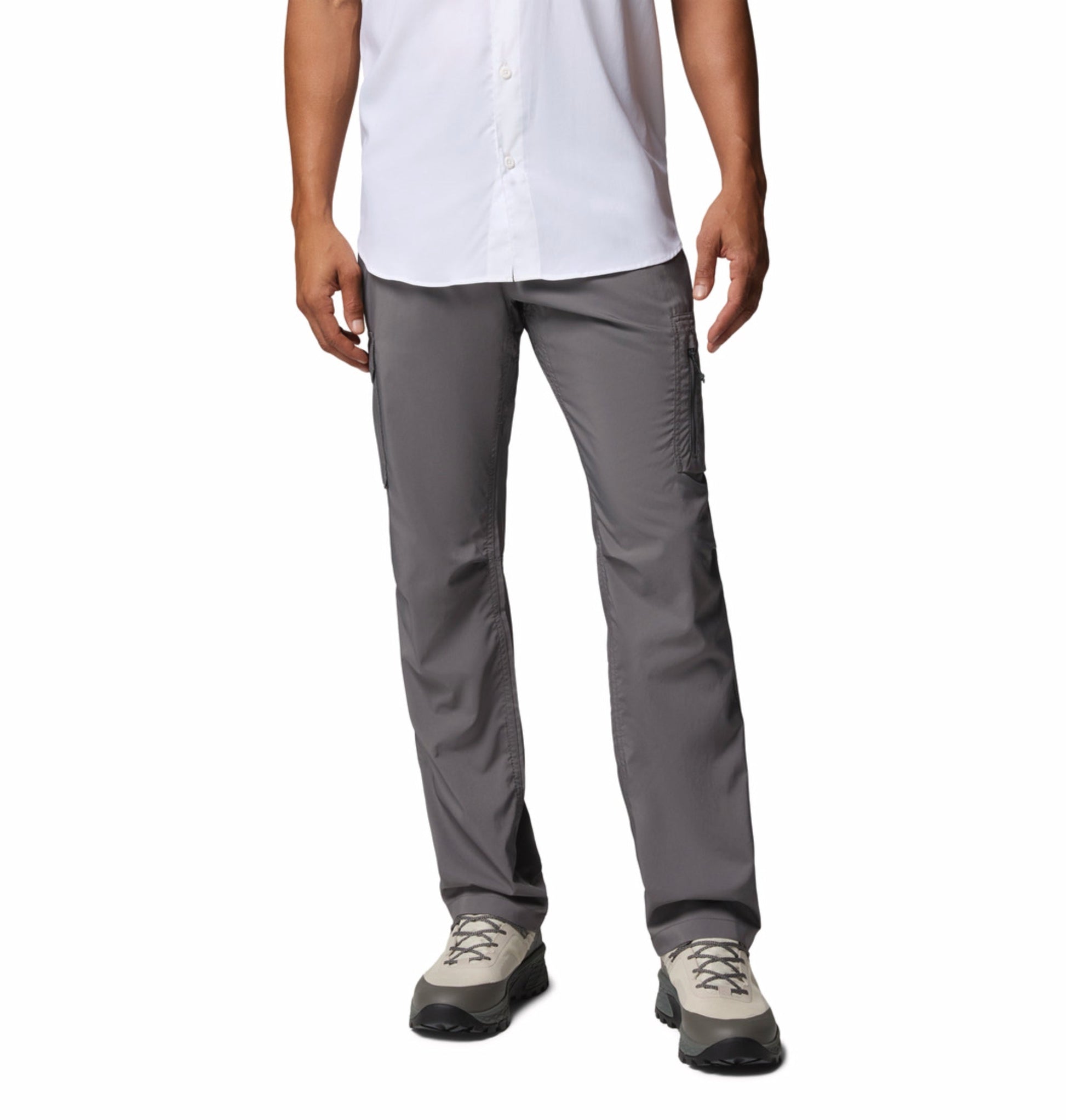 men grey omni shade silver ridge utility pant plus size