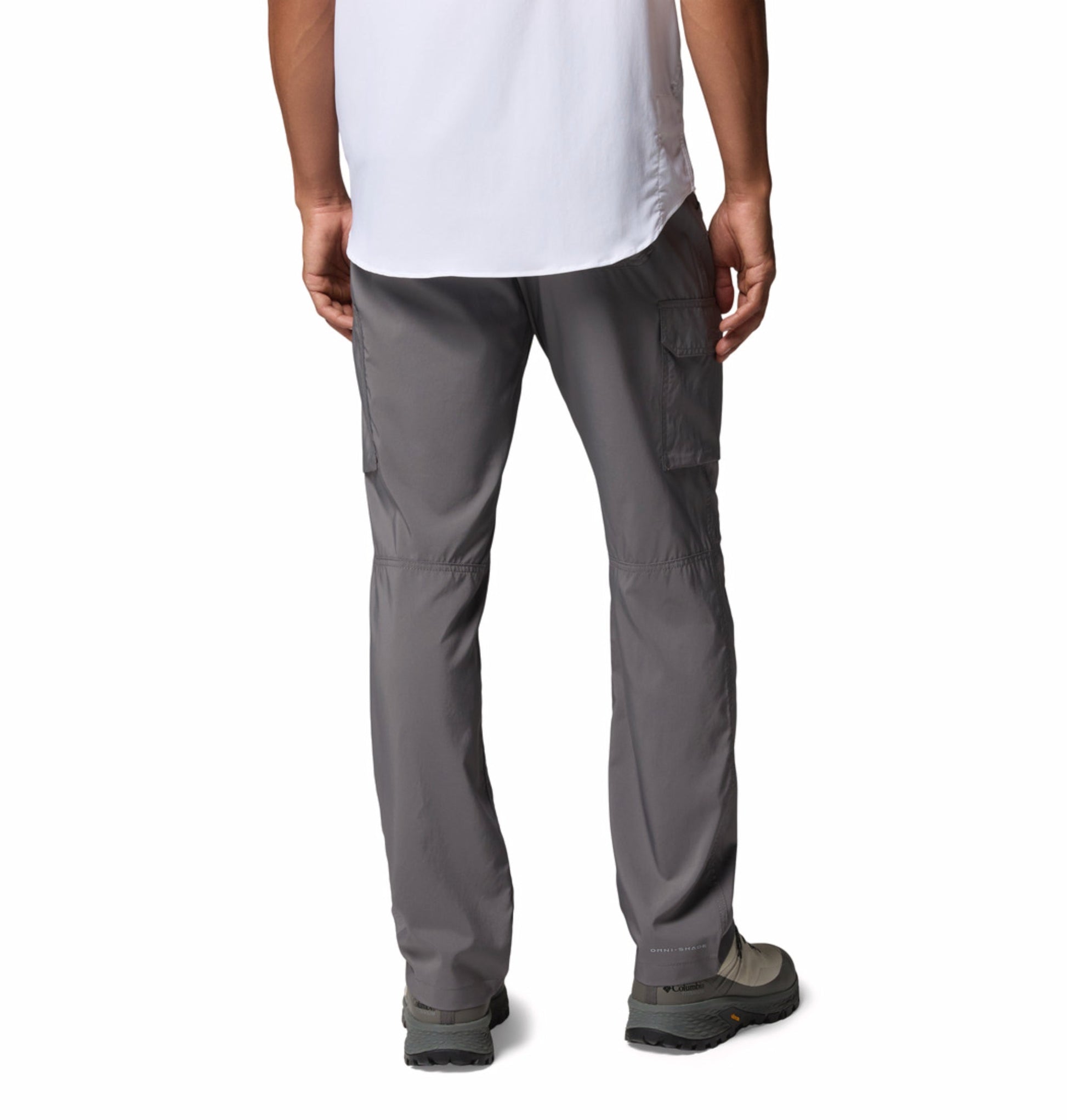 men grey omni shade silver ridge utility pant plus size