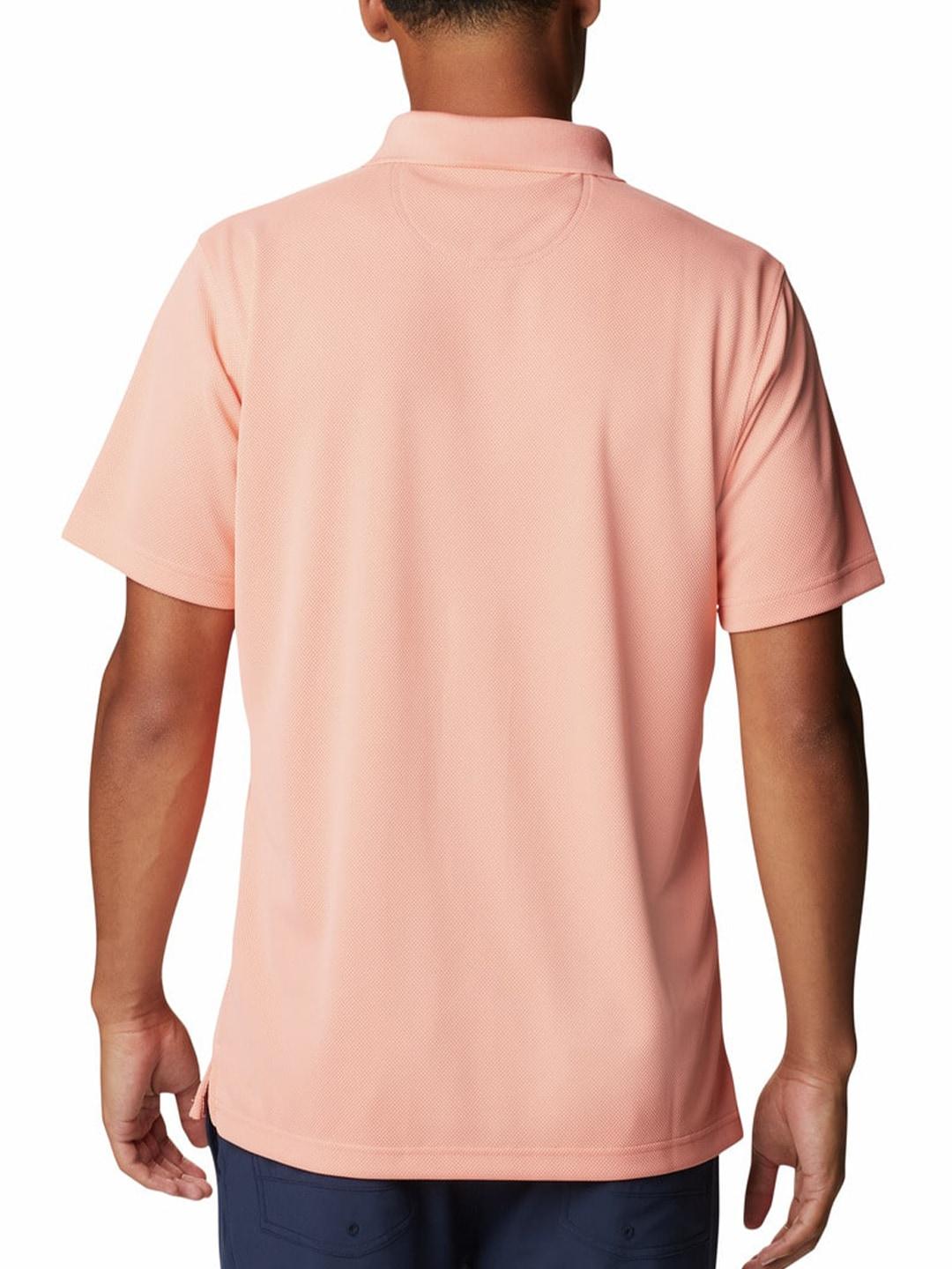 Columbia Men Peach Utilizer Polo T-Shirt