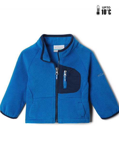 Columbia Kids Unisex Navy Blue Fast Trek III Fleece Jacket