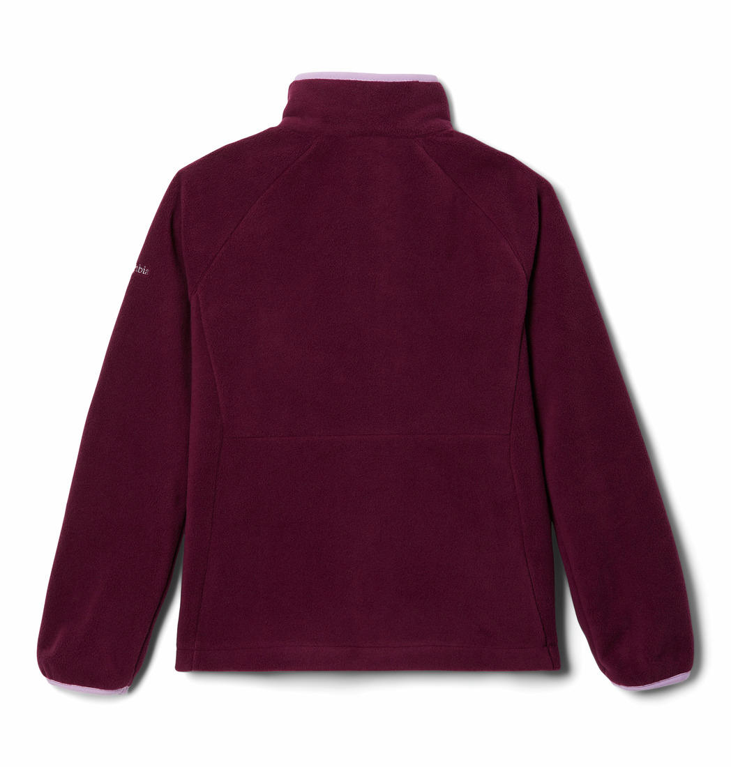 Columbia Kids Unisex Purple Fast Trek III Full Zip Fleece Top