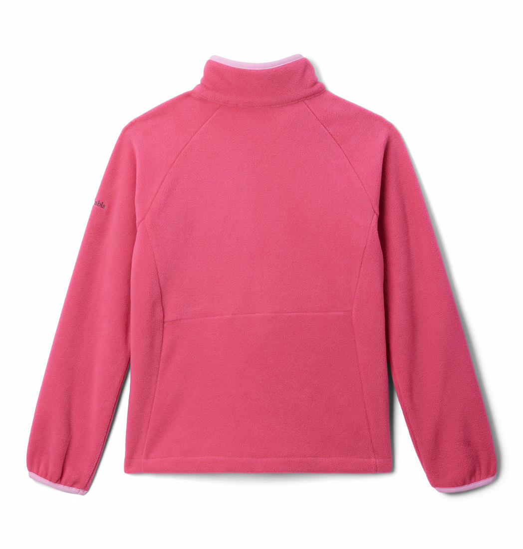 Columbia Kids Unisex Pink Fast Trek III Fleece Full Zip Jacket