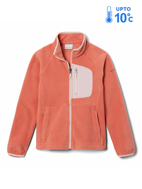Columbia Kids Unisex Orange Fast Trek III Fleece Jacket