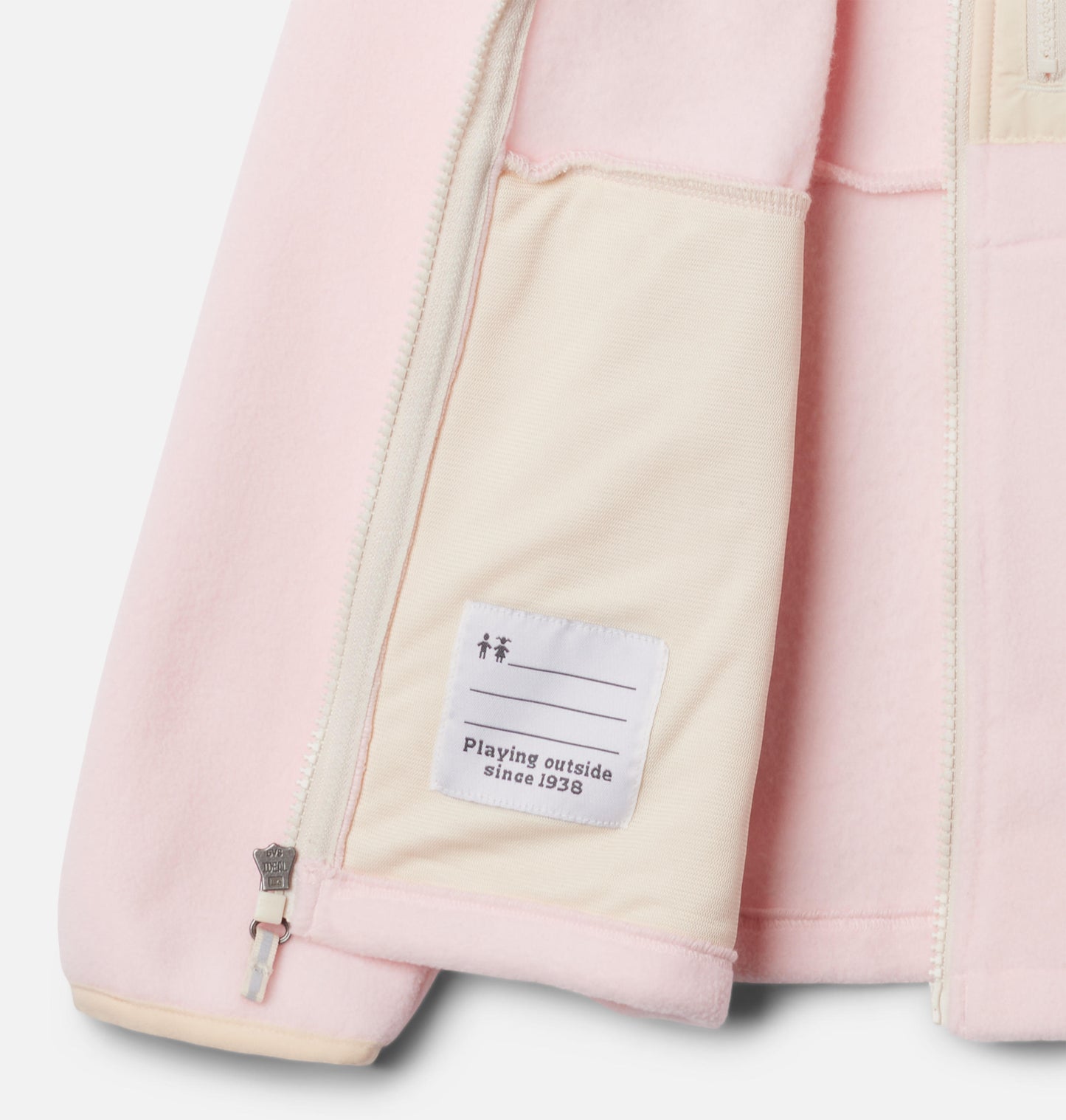 Columbia Kids Unisex Pink Fast Trek IV Full Zip Fleece Jacket