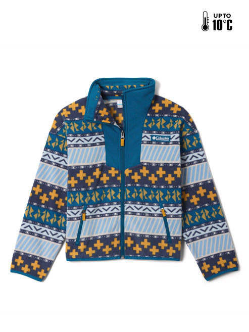 Columbia Kids Unisex Blue Sequoia Grove Fleece Jacket