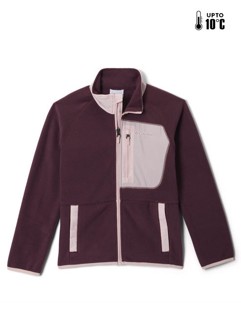 Columbia Kids Unisex Red Fast Trek V Fleece Jacket