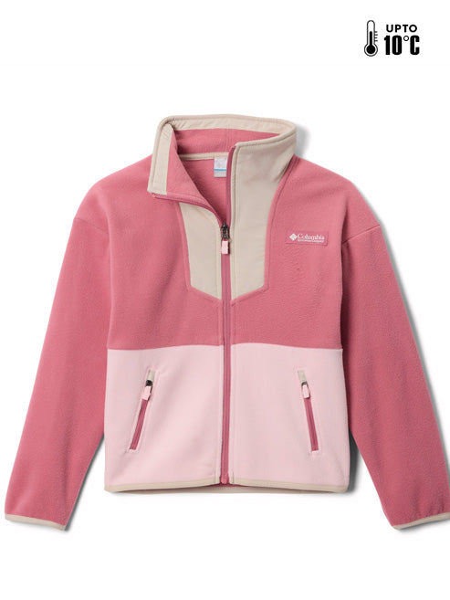 Columbia Kids Unisex Pink Sequoia Grove Fleece Jacket
