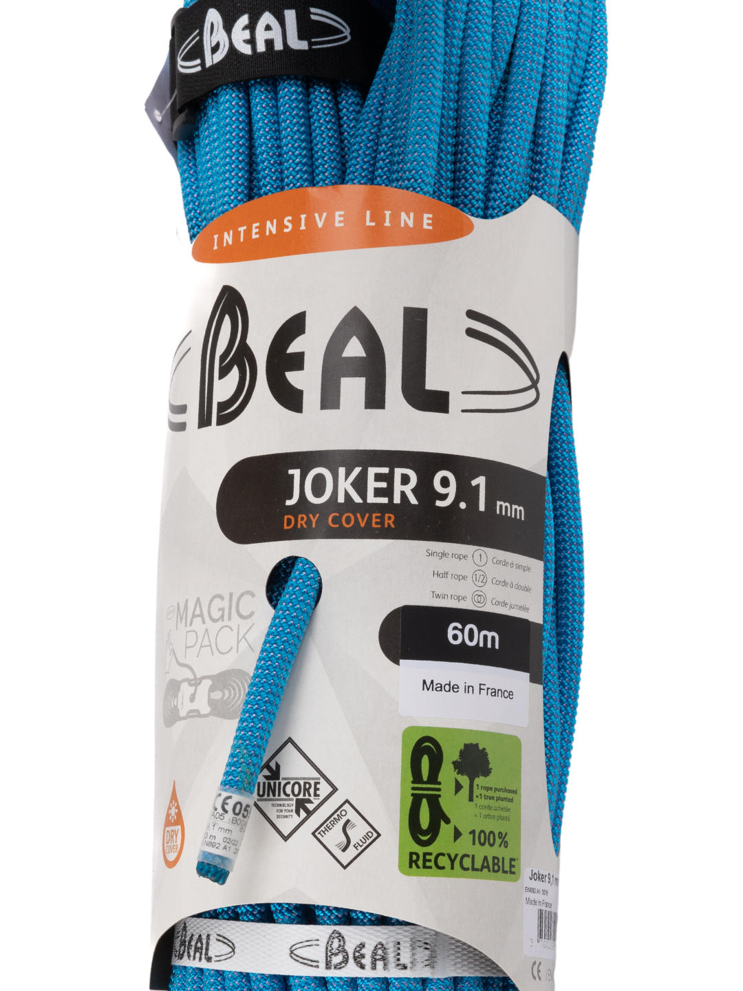 Beal Unisex Blue JOKER 9.1MMx60M BLUE