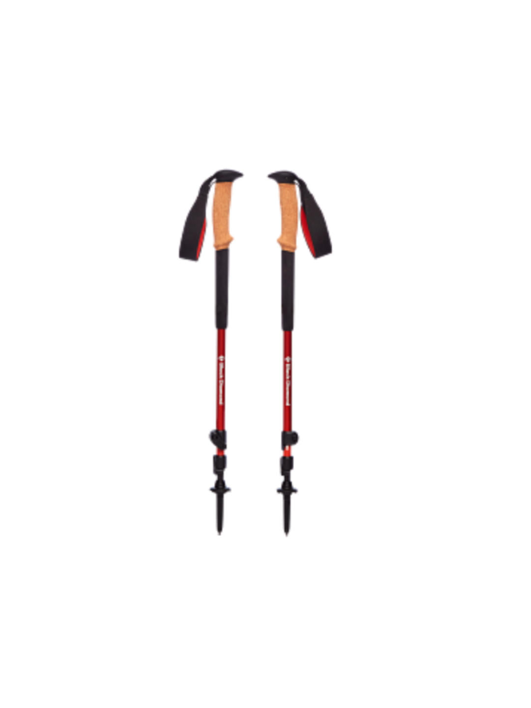 Black Diamond Unisex Red Trail Cork Trekking Poles