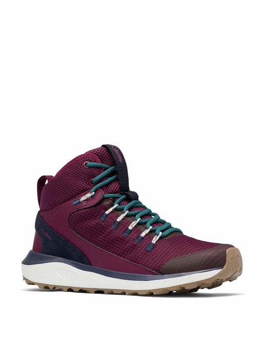 Columbia Women Red TRAILSTORM MID Water Resistant Shoes