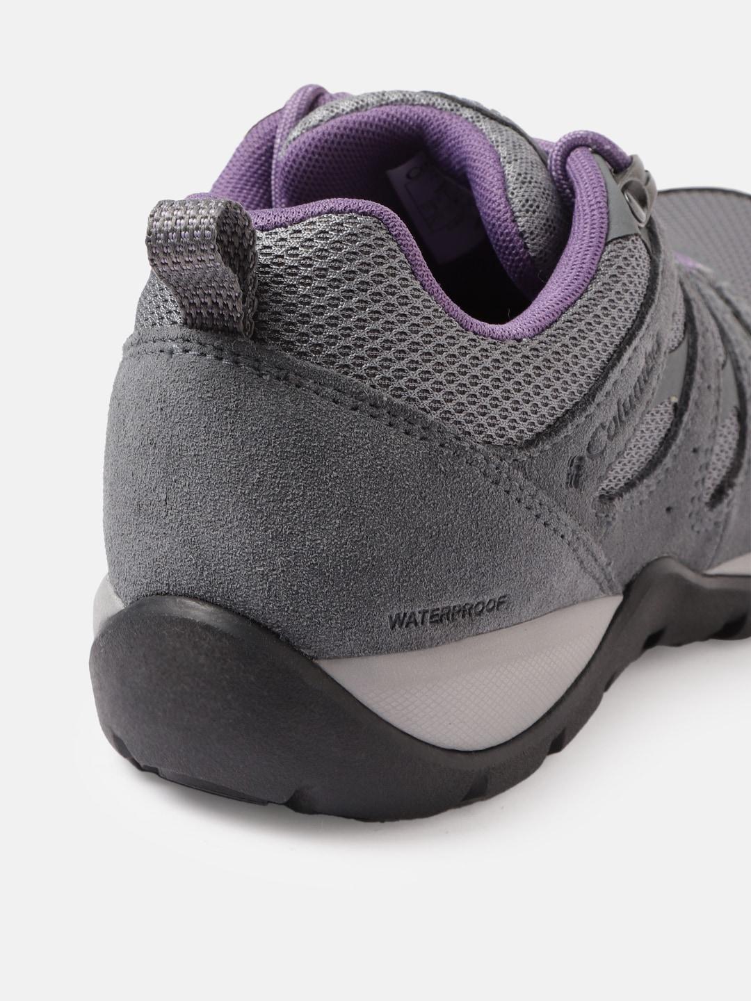 Columbia Women Grey REDMOND V2 Water Resistant Shoes