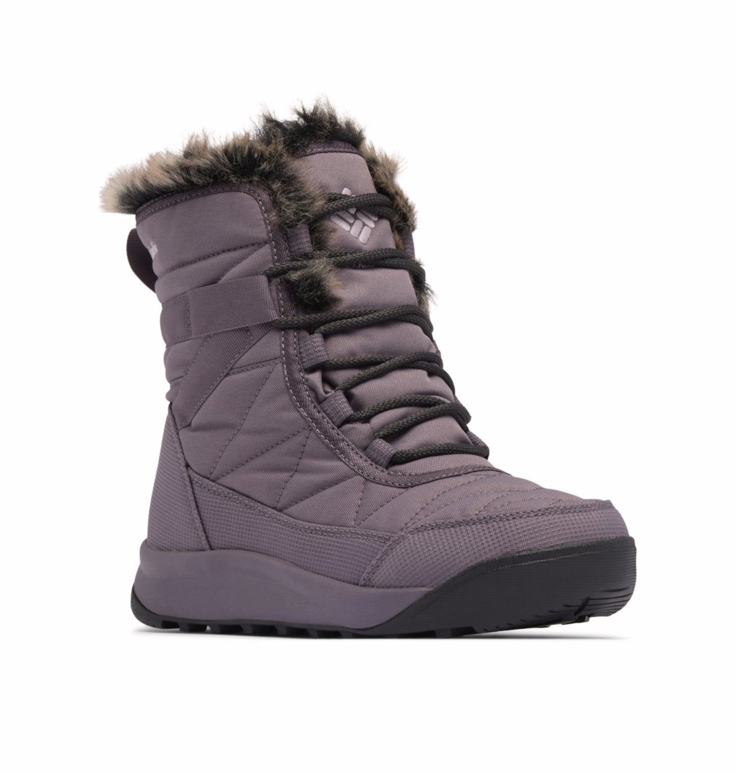 Columbia Women Purple OmniHeat Reflective Minx Shorty IV Waterproof Snow Sports Boots