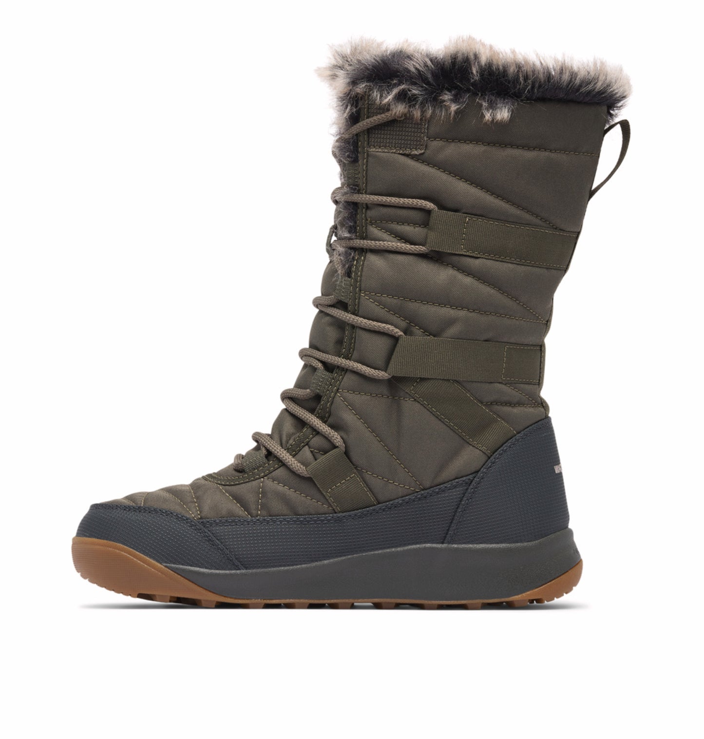 Columbia Women Green OmniHeat Reflective Minx IV Waterproof Snow Sports Boots