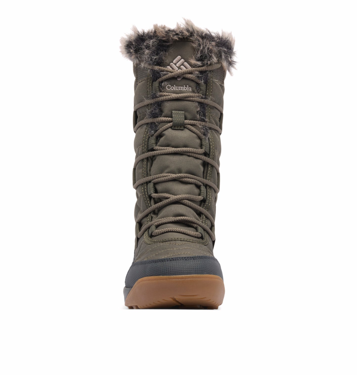 Columbia Women Green OmniHeat Reflective Minx IV Waterproof Snow Sports Boots