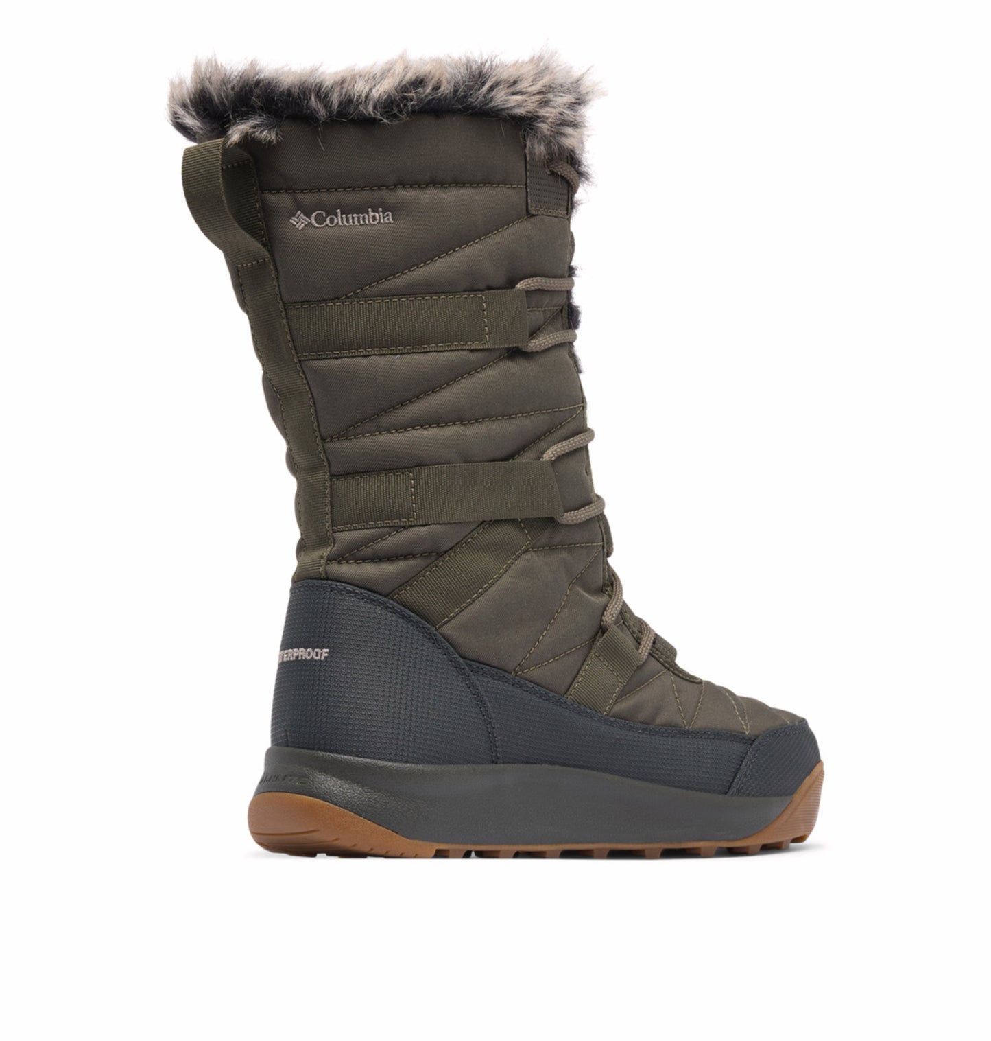 Columbia Women Green OmniHeat Reflective Minx IV Waterproof Snow Sports Boots