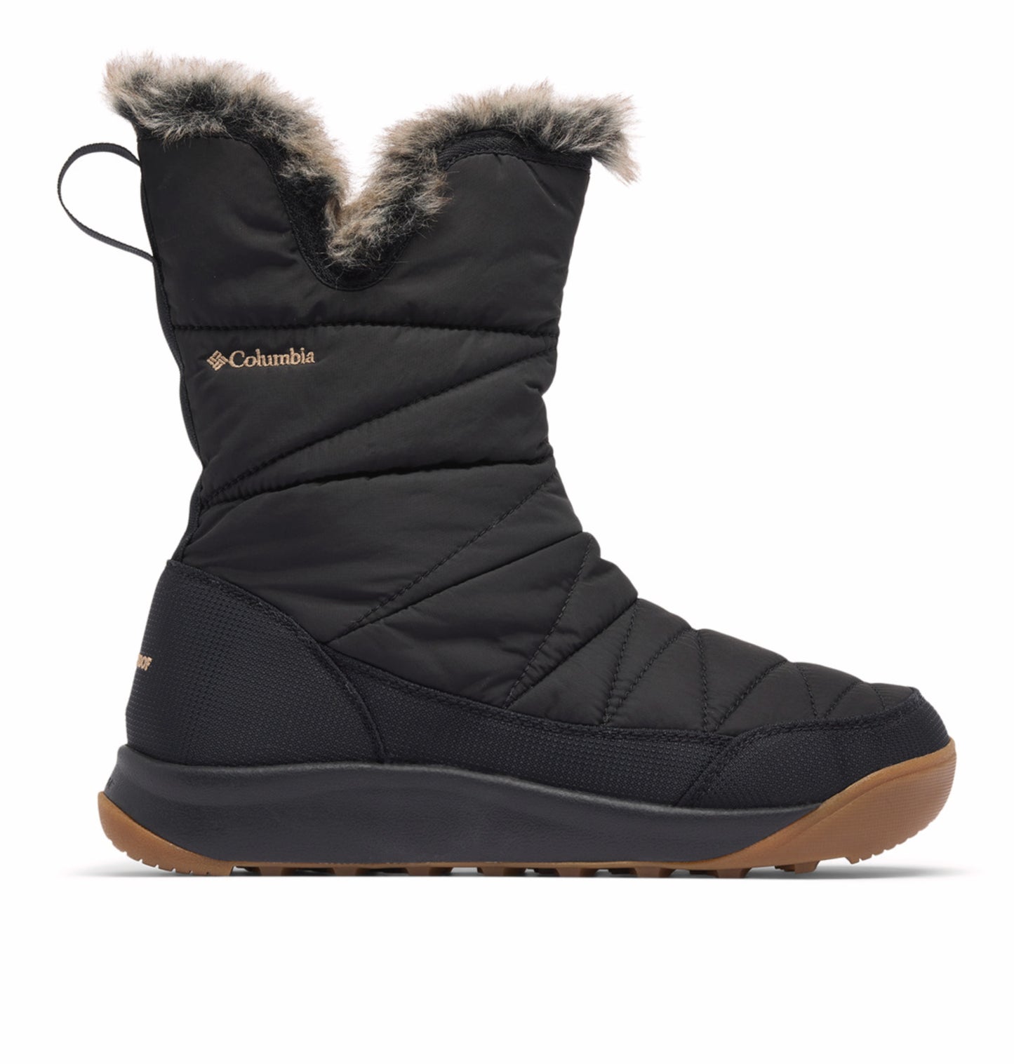 Columbia Women Black OmniHeat Reflective Minx Slip V Waterproof Snow Sports Boots